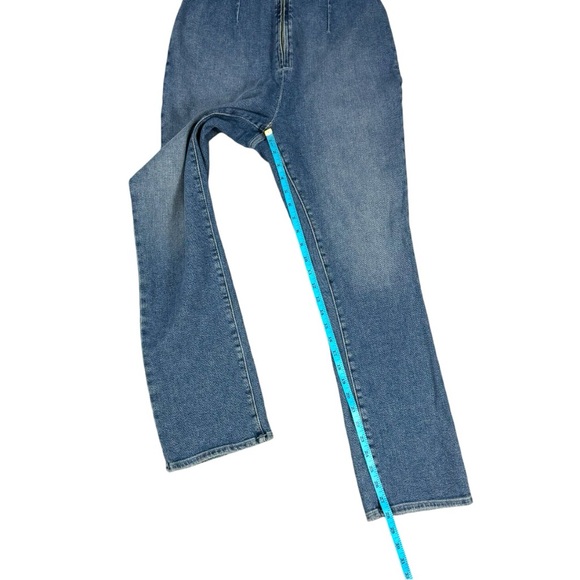 Jeans Cropped By Good American In Blue Denim, Size:0 main image 0